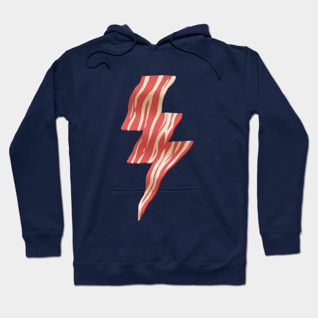 powered by bacon Hoodie by Madkobra